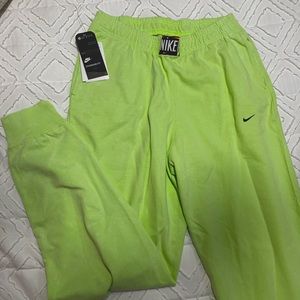 Lime Green Nike Sweatpants